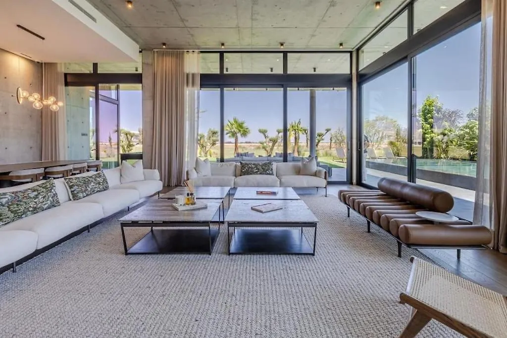 Villa Avec Vue Imprenable Sur Le Golf Amelkis Μαρακές