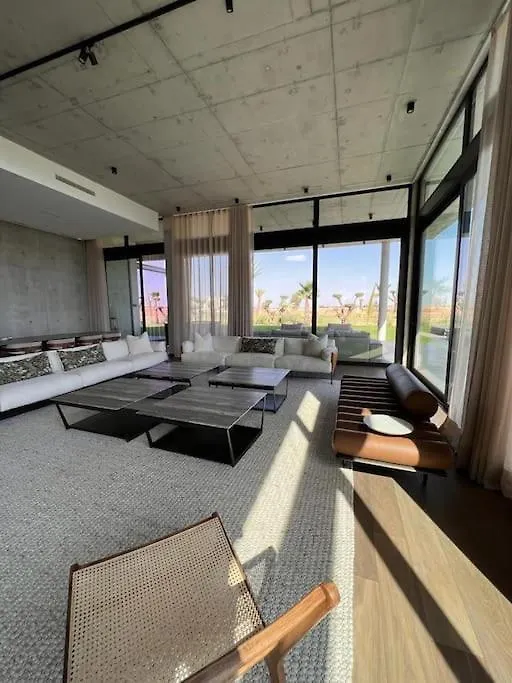 Villa Avec Vue Imprenable Sur Le Golf Amelkis Μαρακές