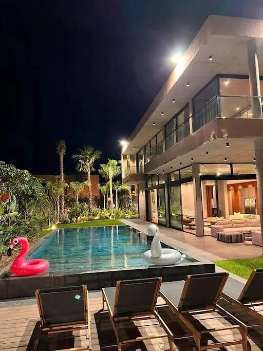 Villa Avec Vue Imprenable Sur Le Golf Amelkis Μαρακές