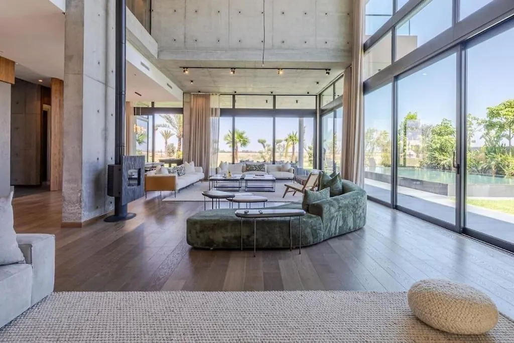 Villa Avec Vue Imprenable Sur Le Golf Amelkis Μαρακές
