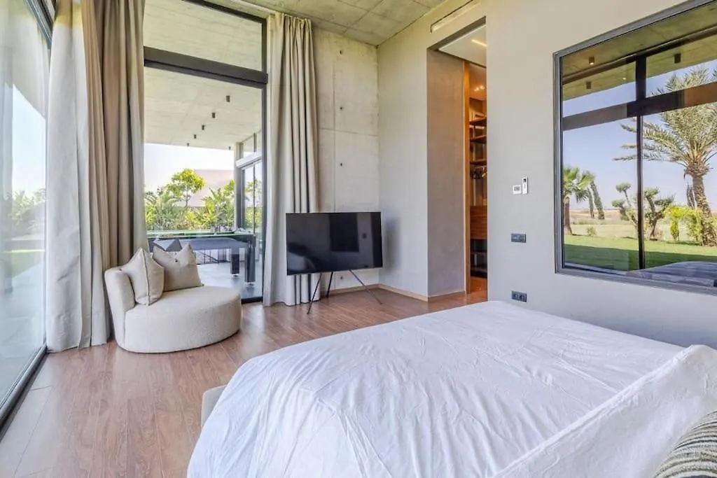 Villa Avec Vue Imprenable Sur Le Golf Amelkis Μαρακές