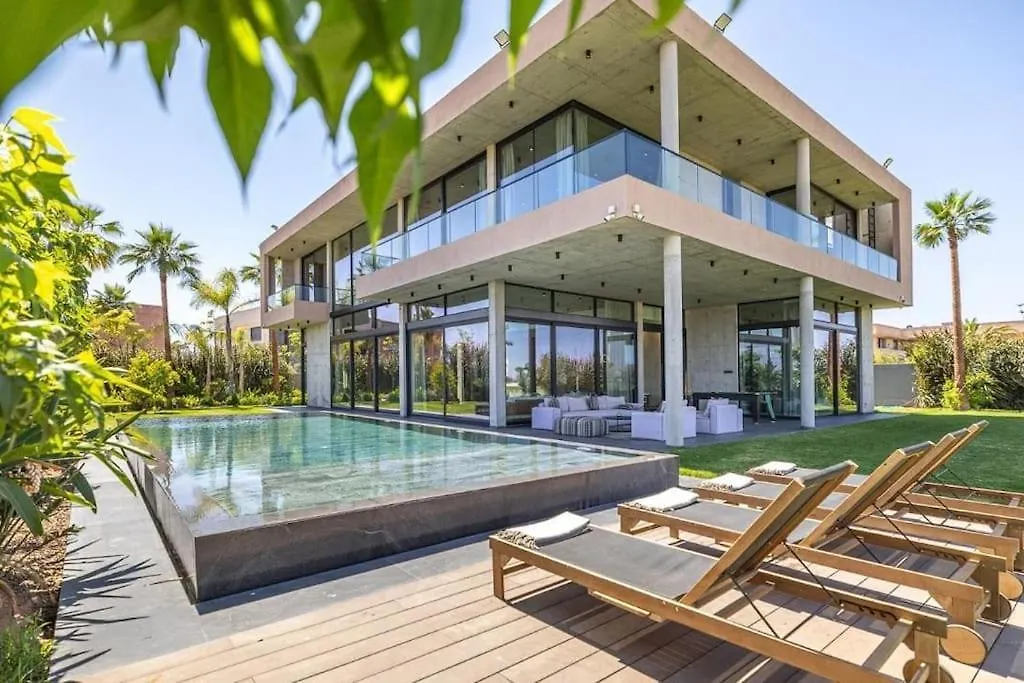 Villa Avec Vue Imprenable Sur Le Golf Amelkis Μαρακές